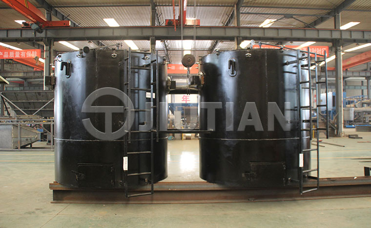 Movable Agricultural Waste Carbonization Furnace in Ethiopia