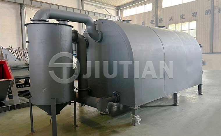 Turkey Rice Husk Horizontal Carbonization Machine
