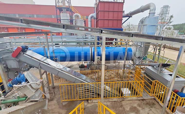 Anhui Sawdust Drying and Carbonization Production Line