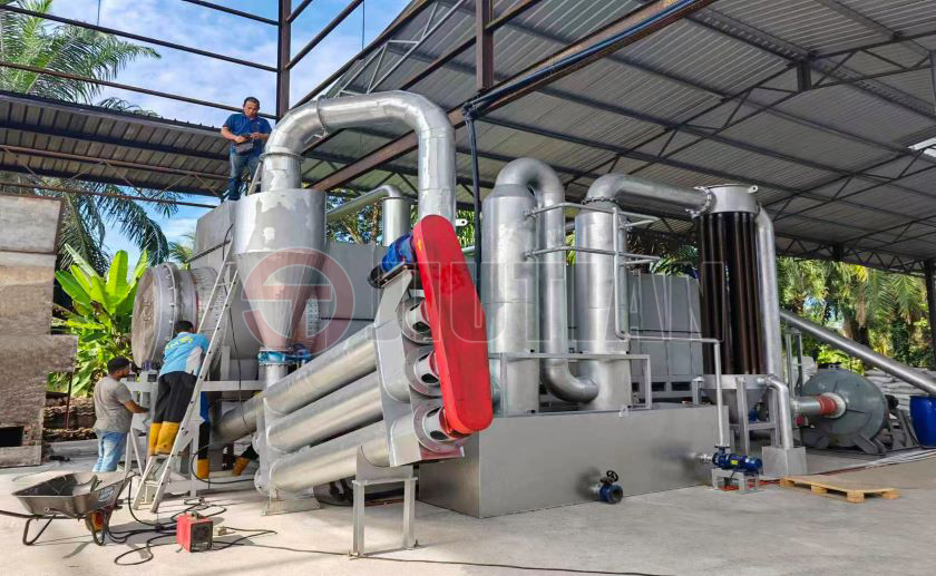 Malaysia Palm Shell Carbonization Equipment