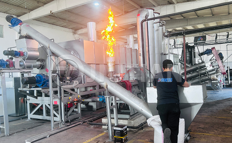 Turkey Fruit Shell Biochar to Make Shisha Charcoal Plant