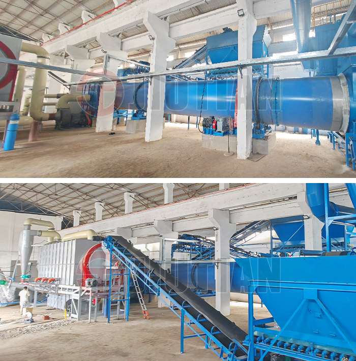 The drying carbonization equipment was installed on-site at the Shenzhen customer site