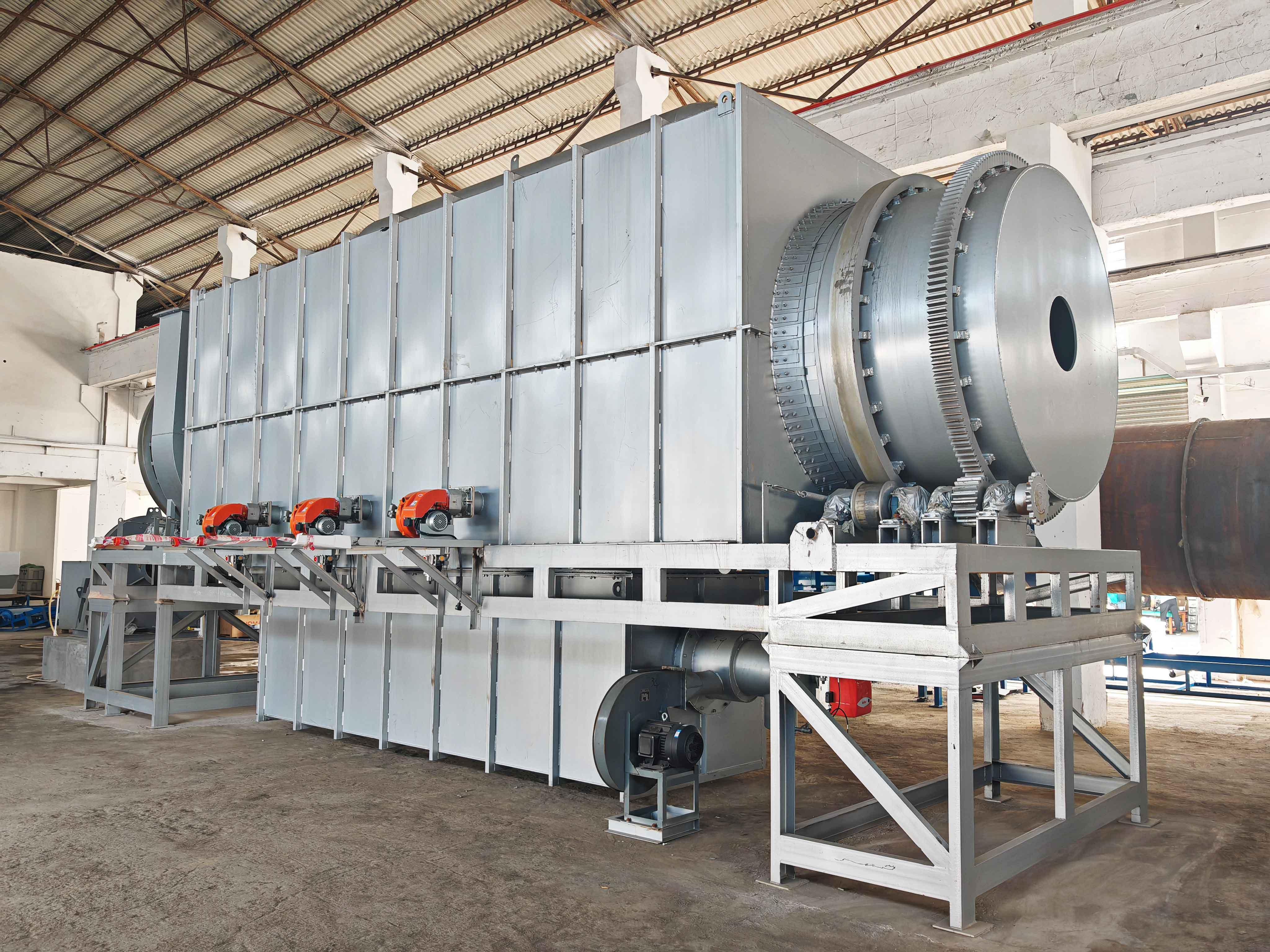 Straw carbonization machine regenerates waste energy