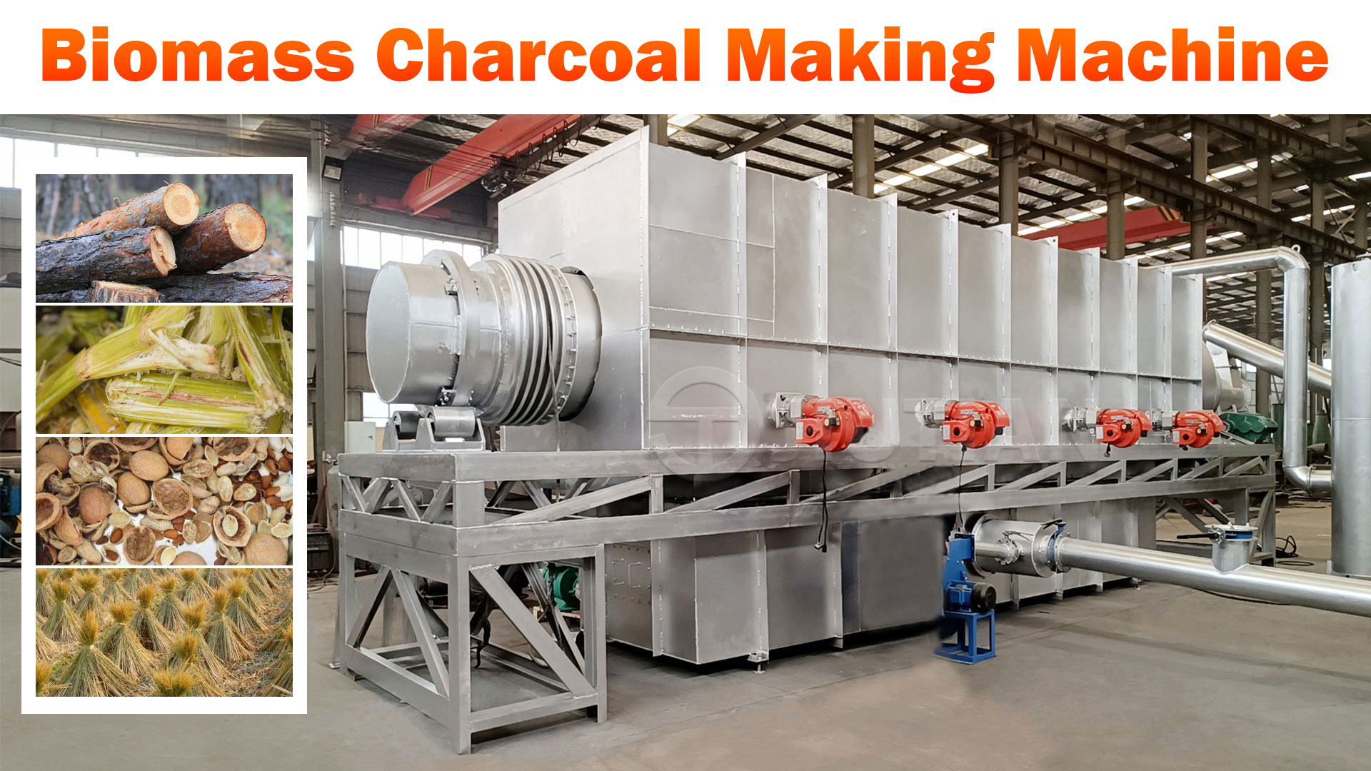 Diversified profit model driven by carbonization machine