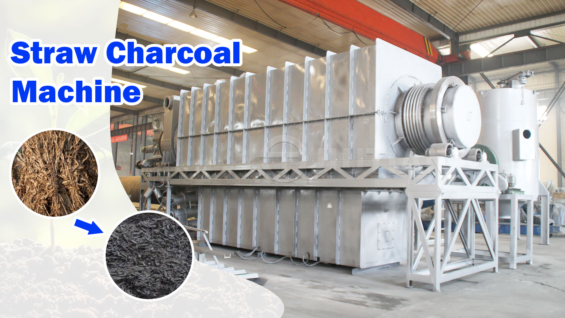 How Carbonizer Machine Converts Biomass into Biochar？