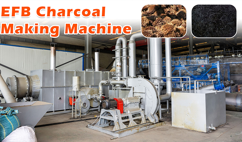 Continuous EFB Carbonization Equipment Builds a Circular System for the Palm Oil Industry