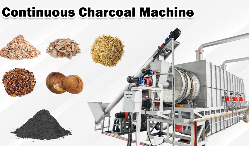 How Continuous Carbonization Furnaces Carbonize Biomass into Charcoal