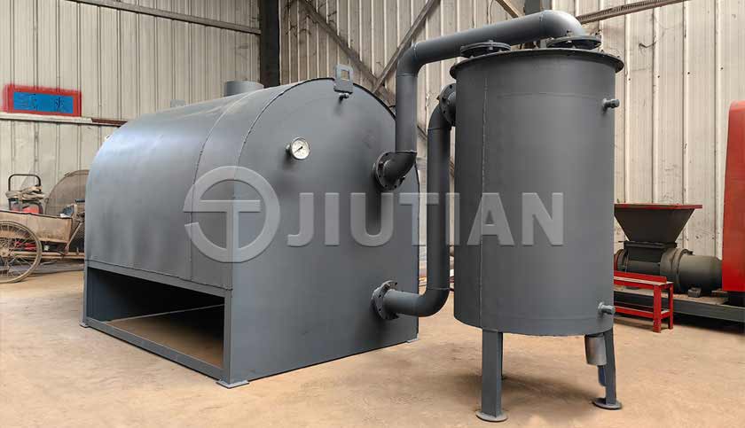 Jiutian Horizontal Carbonization Furnace – Efficient Biomass Charcoal Production Solution