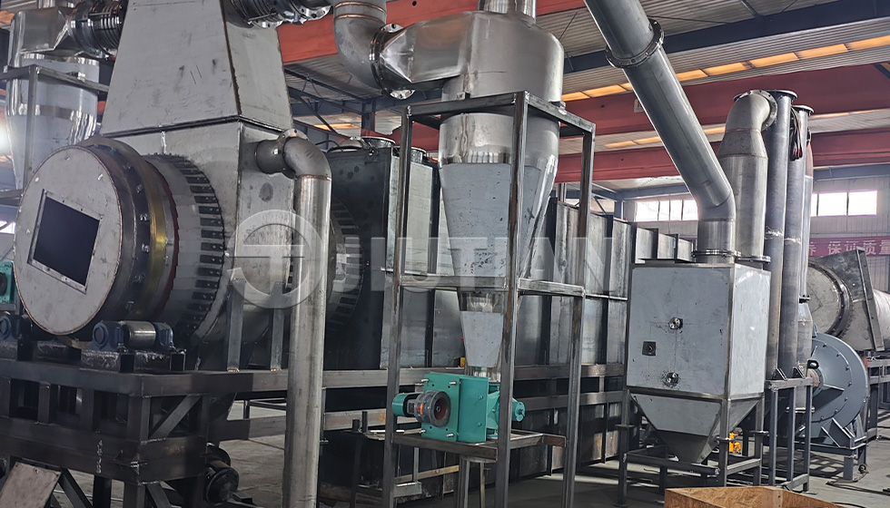 Zhengzhou Jiutian Successfully Converts Mustard Shell Waste into Biochar in Carbonization Trial