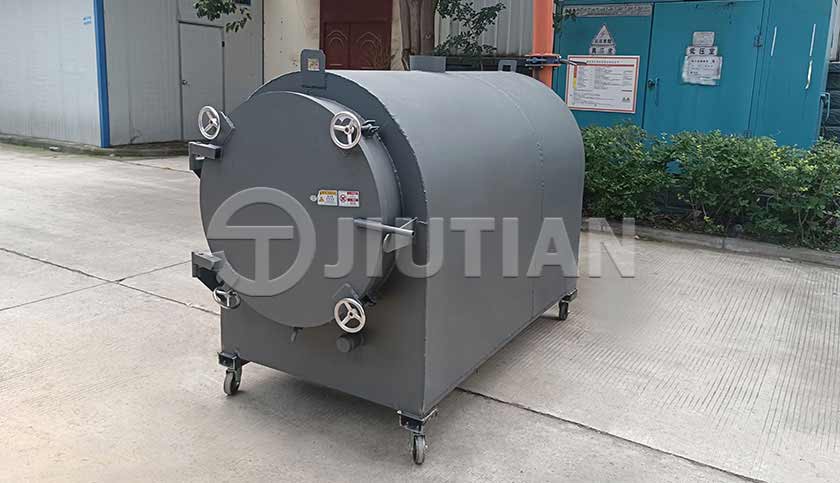 Horizontal Biomass Carbonization Plant