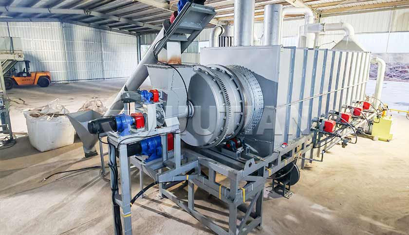 Continous Sawdust Charcoal Making Machine