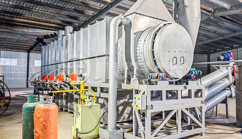 Continous Sawdust Charcoal Making Machine