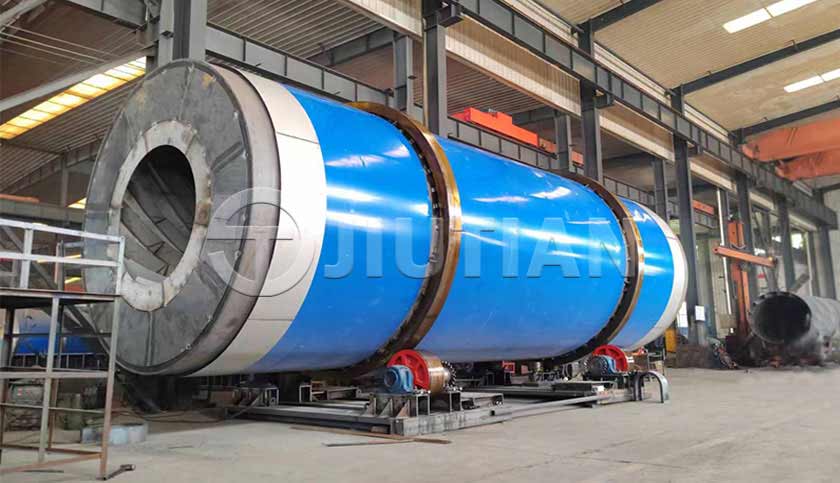 Three Channels Drum Rotary Dryer