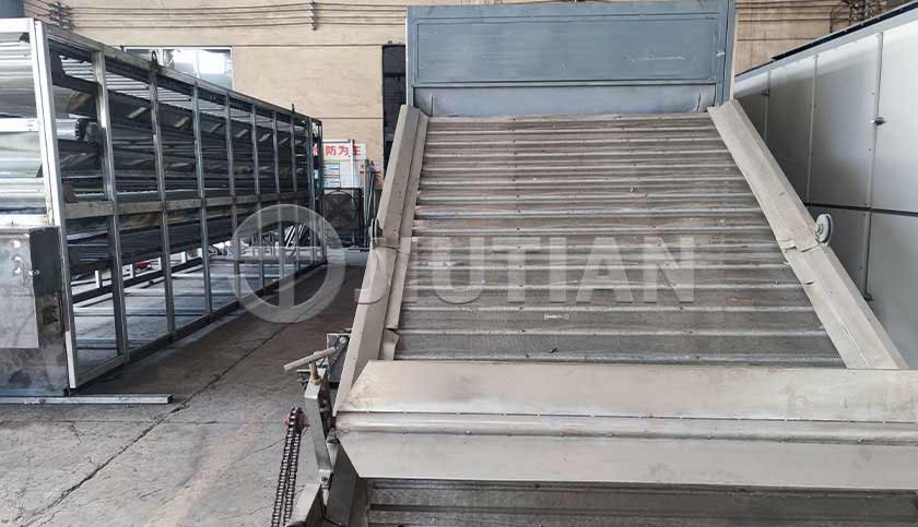 Mesh Belt Dryer For Briquettes