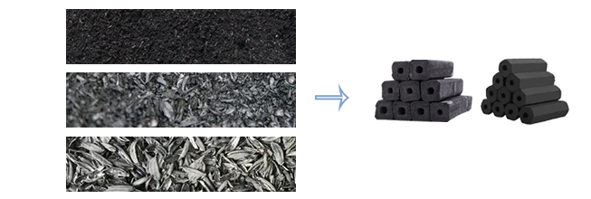 Charcoal Powder Briquetting & Ball Machine